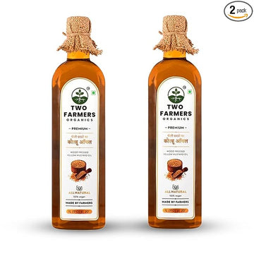 Wood-Pressed Yellow Mustard Oil - कोल्हू पीली सरसों तेल | kacchi Ghani | 2L
