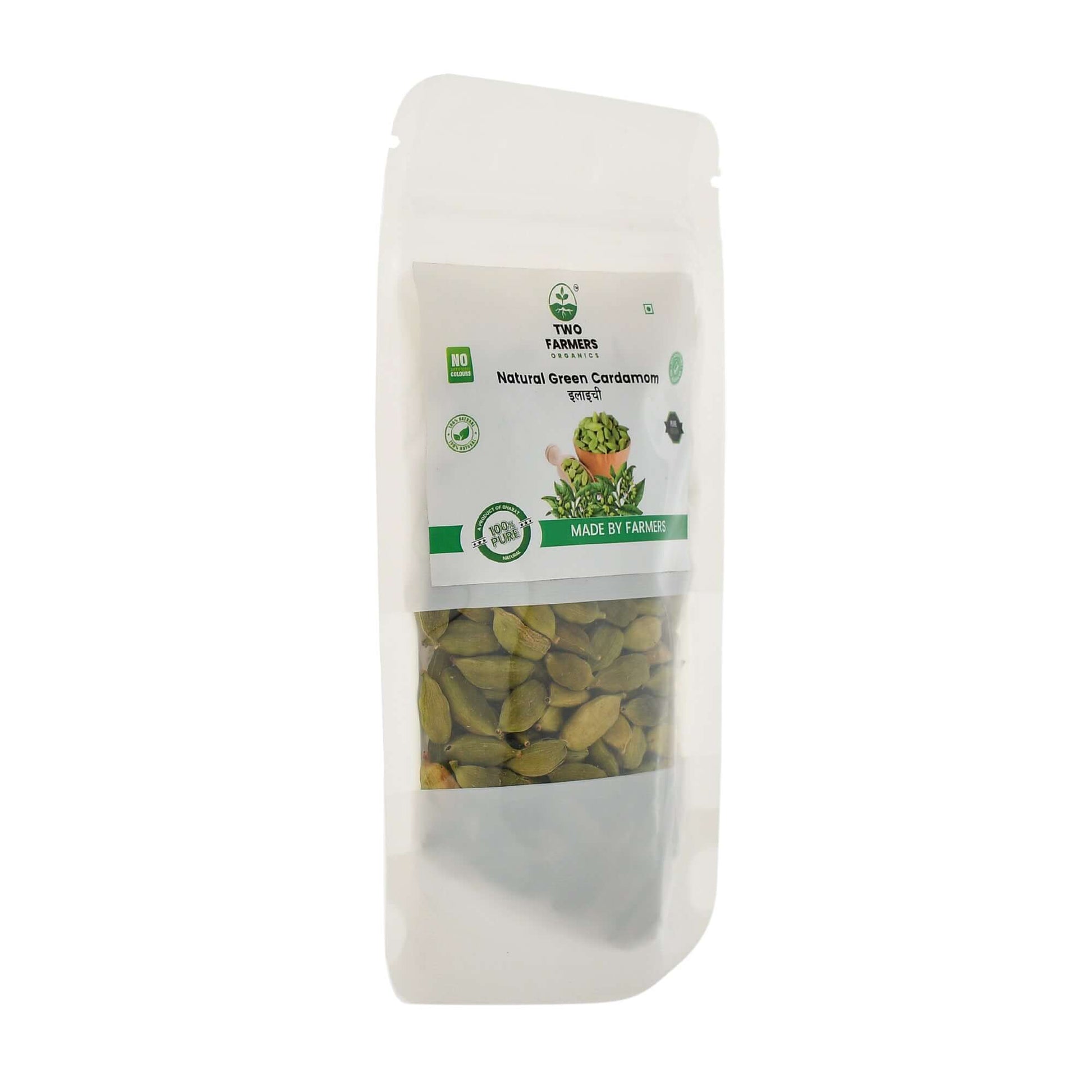 Cardamom (8MM Bold) 50GM - twofarmersorganics