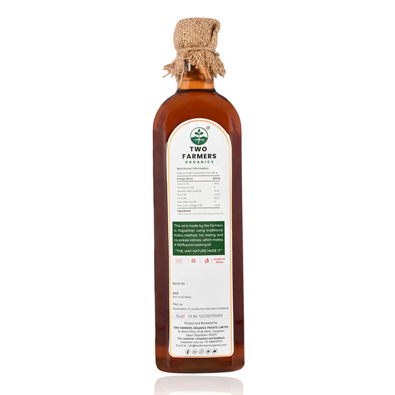cold pressed sesame oil