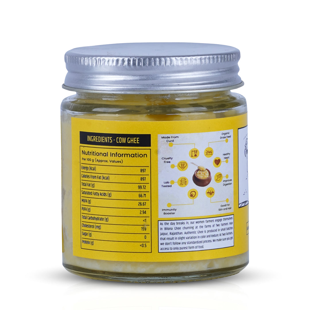 A2 Cow Ghee | Bilona Ghee| Made by Women Farmers | 100ML