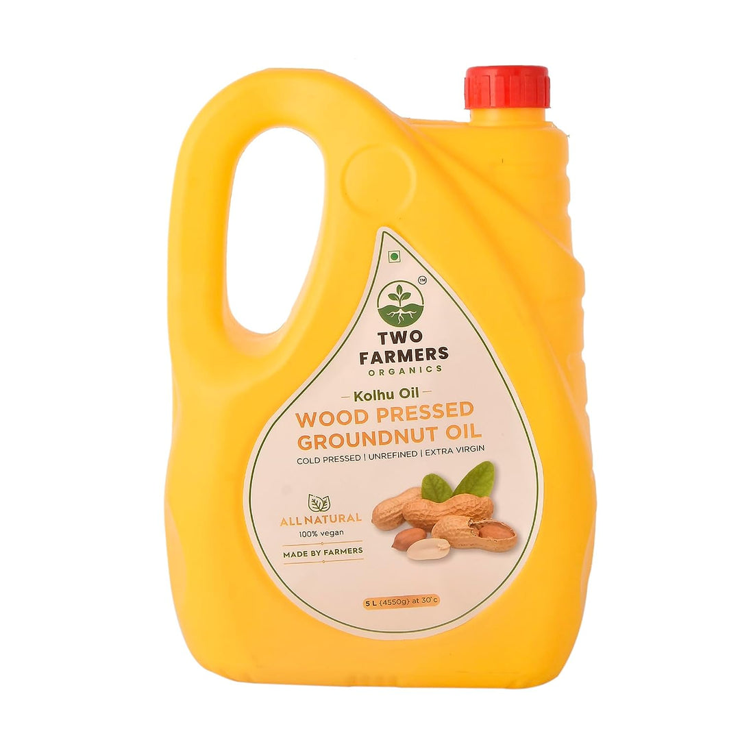 Natural Groundnut Oil Cold-Pressed Oil (5 Ltr)