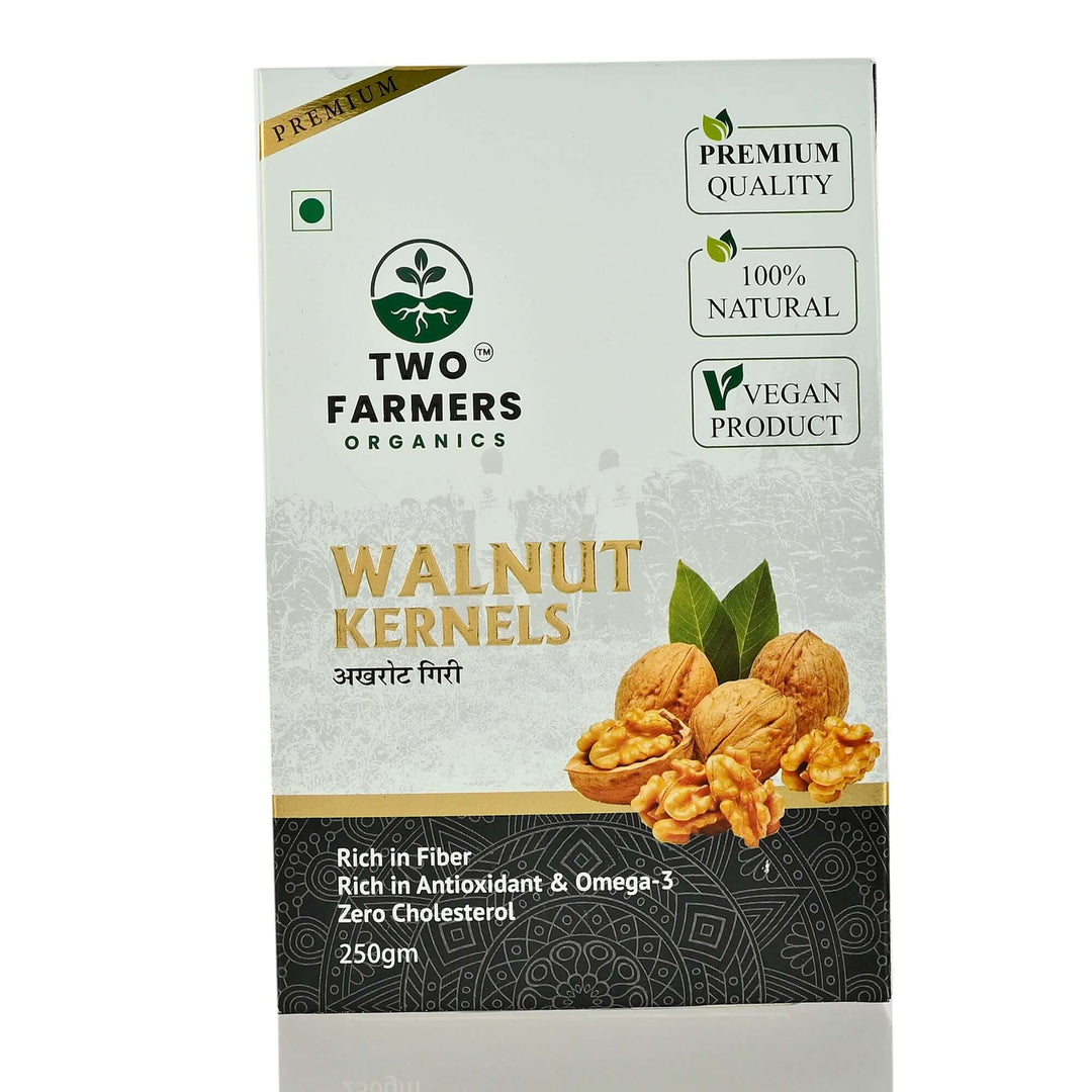 Walnut (Akhrote Giri) 250GM - twofarmersorganics