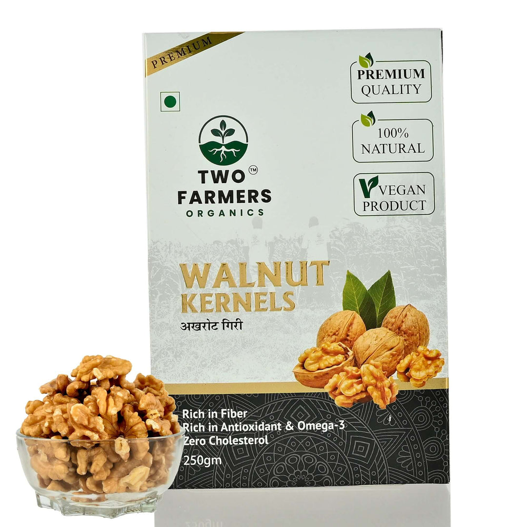 Walnut (Akhrote Giri) 250GM - twofarmersorganics