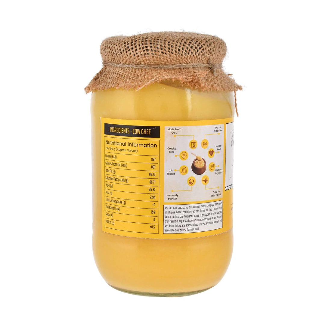 A2 Gir Cow Ghee 1000ML - twofarmersorganics