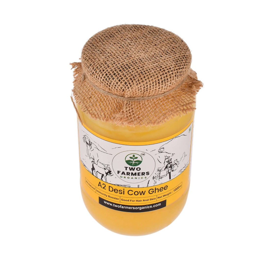 A2 Gir Cow Ghee 1000ML - twofarmersorganics