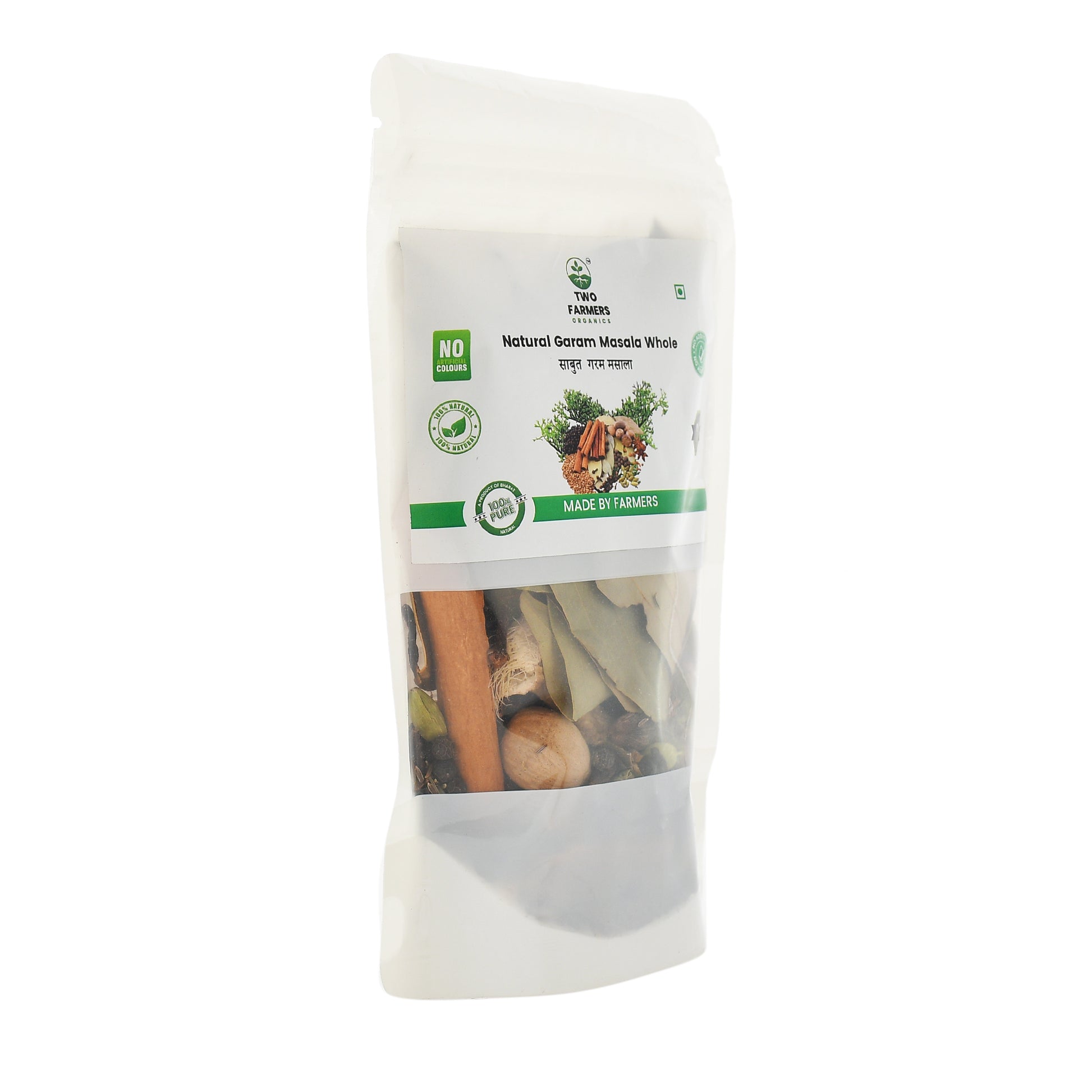 Khada Garam Masala 100GM - twofarmersorganics