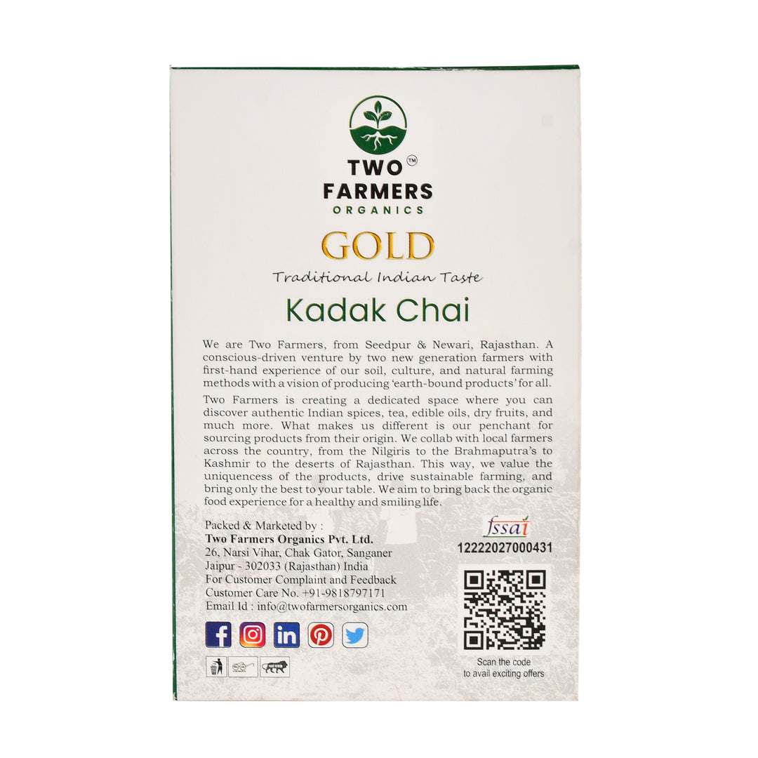 Premium Kadak Tea 250GM - twofarmersorganics