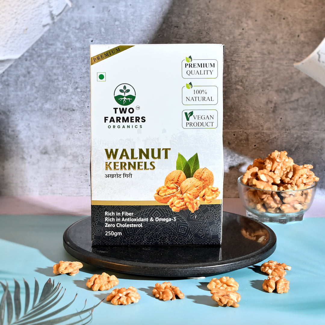 Walnut (Akhrote Giri) 250GM - twofarmersorganics